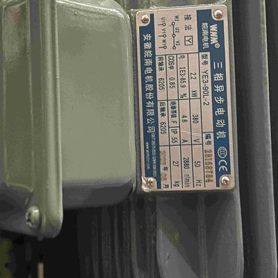 25HP IE3 High Efficient Three Phase Electric Motors For Packing Machinery